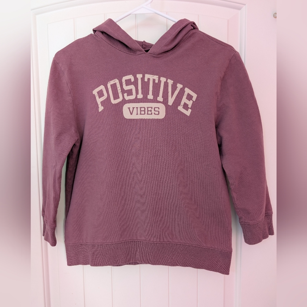 OshKosh B'gosh Positive Vibes Hoodie - Mauve